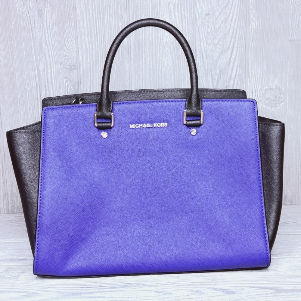 Michael Kors Cobolt Blue Ahoulder Bag Purse Cross Body